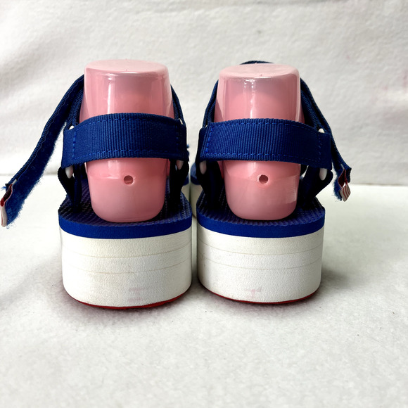 Teva Universal Platform Sandals Women 10 Blue Walking Trail Adjustable Straps - Picture 5 of 13